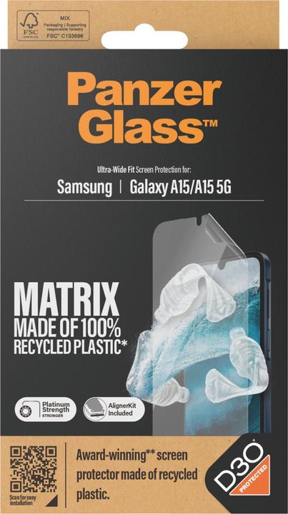 Produktbild PanzerGlass Matrix (1 Stück, Samsung Galaxy A15 5G, Samsung Galaxy A15)