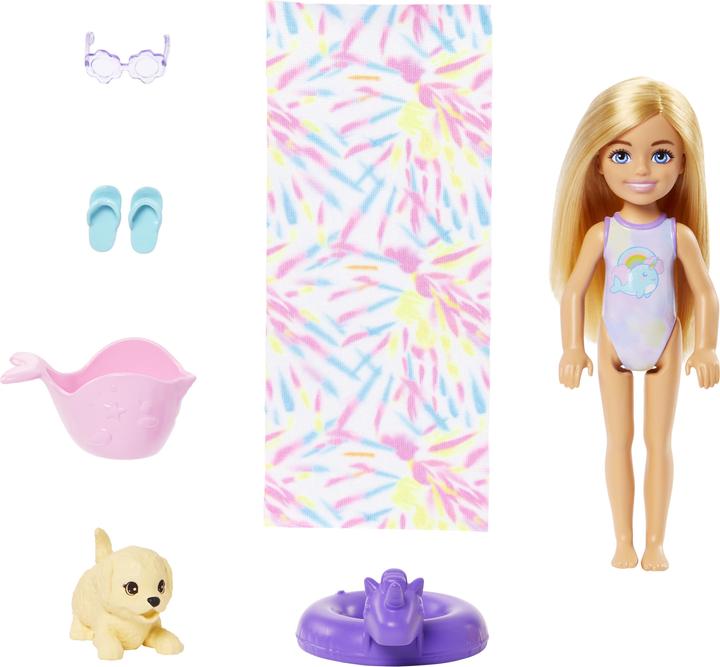 Actual product image Mattel Barbie Chelsea water slide playset