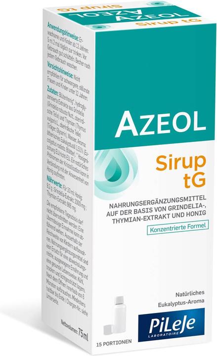 Actual product image PiLeJe toux grasse Sirup natürliches Eukalyptus Aroma (1 Piece, Concentrate, 200 g)