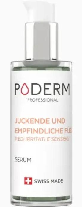 Produktbild Poderm Serum juckende und empfindliche Füsse (Fusscrème & Fussgel, 75 ml)