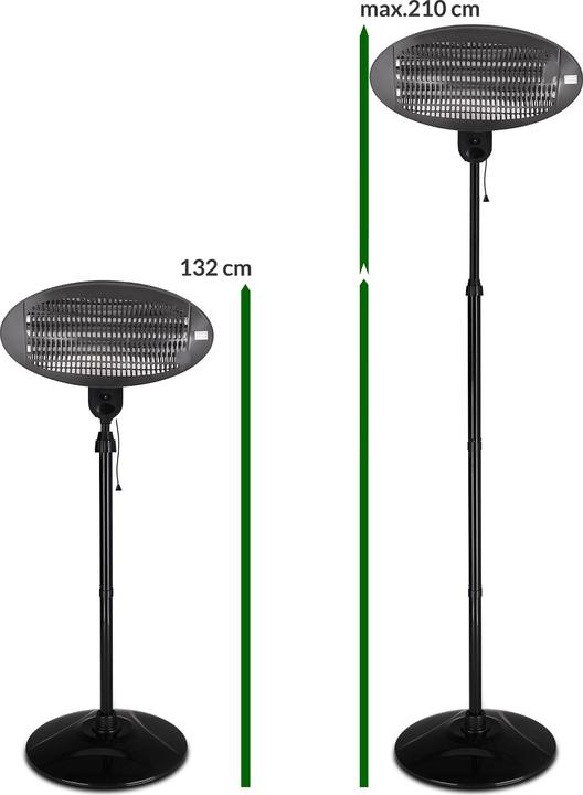 Actual product image Monzana Radiant heater (2000 W)