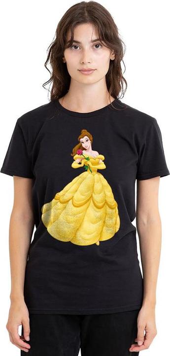 Actual product image Beauty And The Beast Unisex Adult Belle Rose T-Shirt (S)