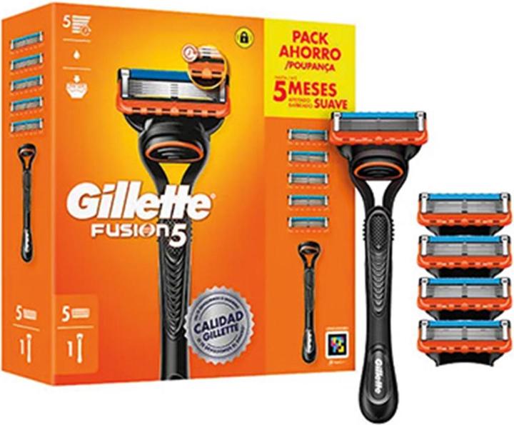Actual product image Gillette Fusion5 Power Razor Replacement Blades with Anti-Friction Blades - 4 Refills (4 x)