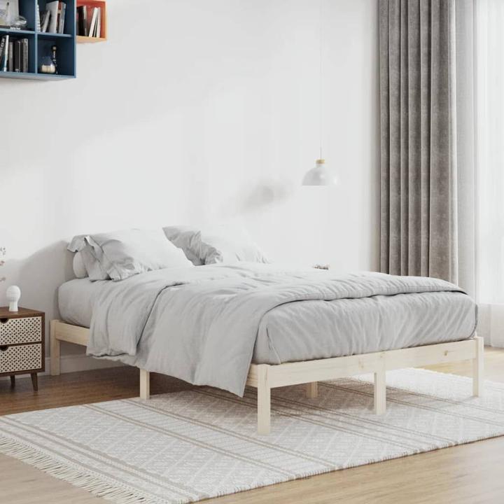 Image du produit VidaXL Bett ohne Matratze Kiefer (137 x 190 cm)