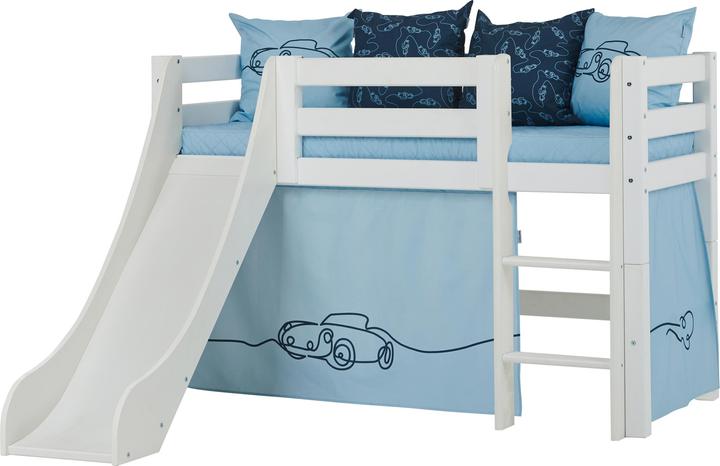 Produktbild Hoppekids CARS Vorhang für Halbhohe Kinderbetten (Liegefläche 70x160 cm) in DREAM BLUE