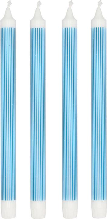 Image du produit Villa Collection Bougie bâton Styles Bleu, 4 pièces (4 pcs)