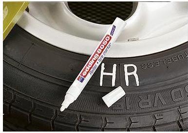 Actual product image Edding Tyre marker 8050 (White, Blue, Red, 4 mm, 1 x)