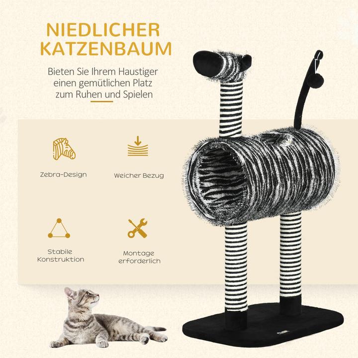Actual product image Jamb Scratching post (93 cm, Black+White)