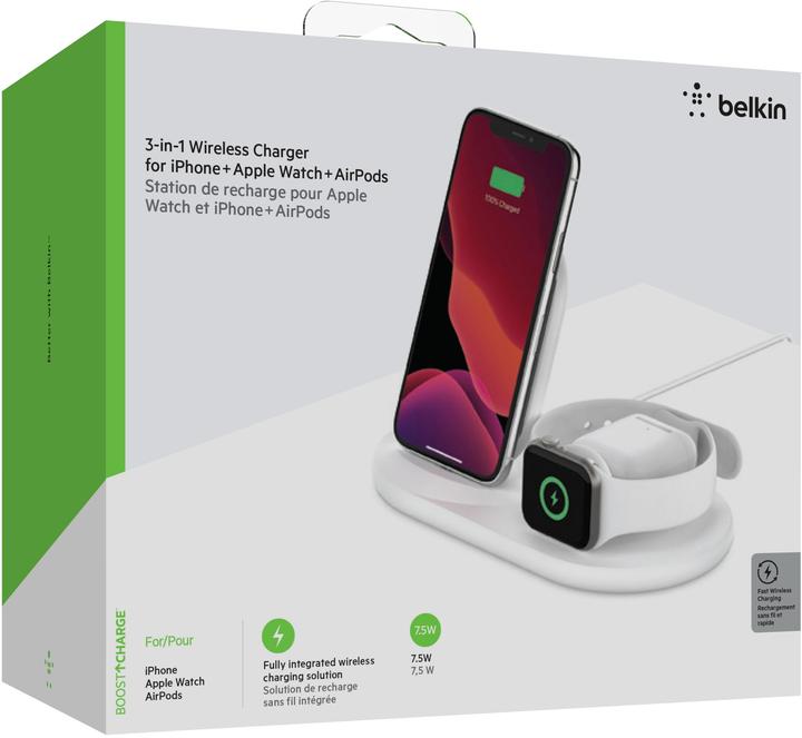 Actual product image Belkin BoostCharge 3-in-1 (7.50 W)