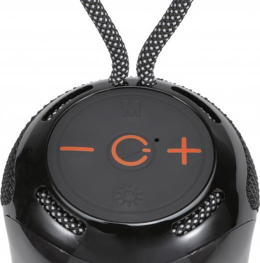 Actual product image Technaxx MusicMan Portable Bluetooth Speaker with RGB Disco Lights, FM Radio, USB & MicroSD Playback, 1800mAh (4 h)