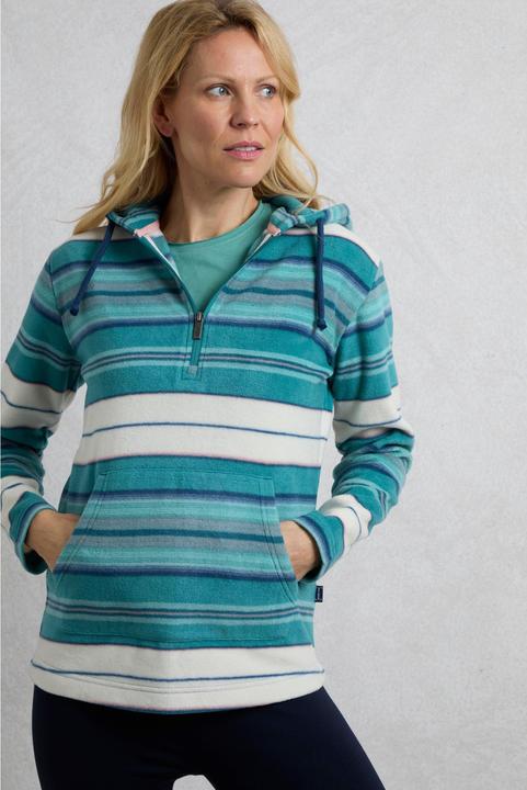 Produktbild Weird Fish Lana Kapuzenpullover mit kurzem Reissverschluss (38 D)