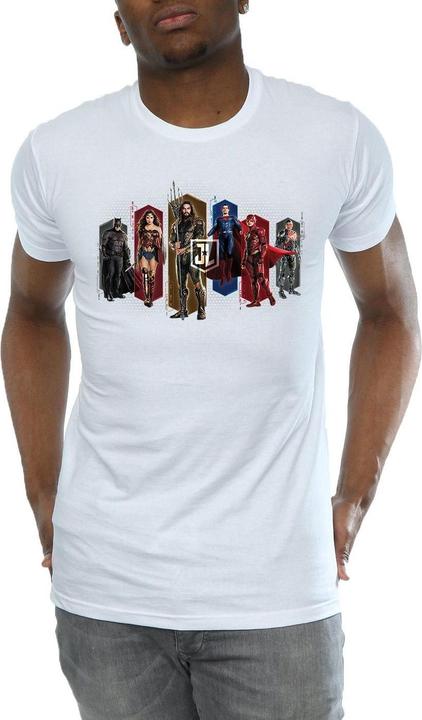 Produktbild Justice League Movie Team Hexagons TShirt (XL)