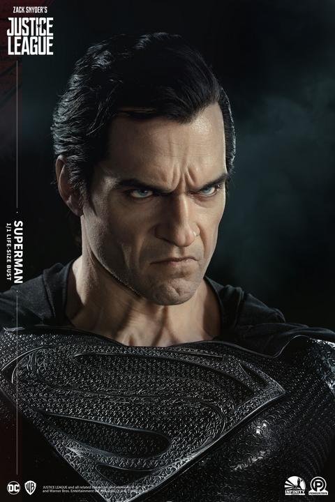 Produktbild Infinity Studios Snyder's Justice League "Superman - Black Version" 1/1 Lifesize Büste