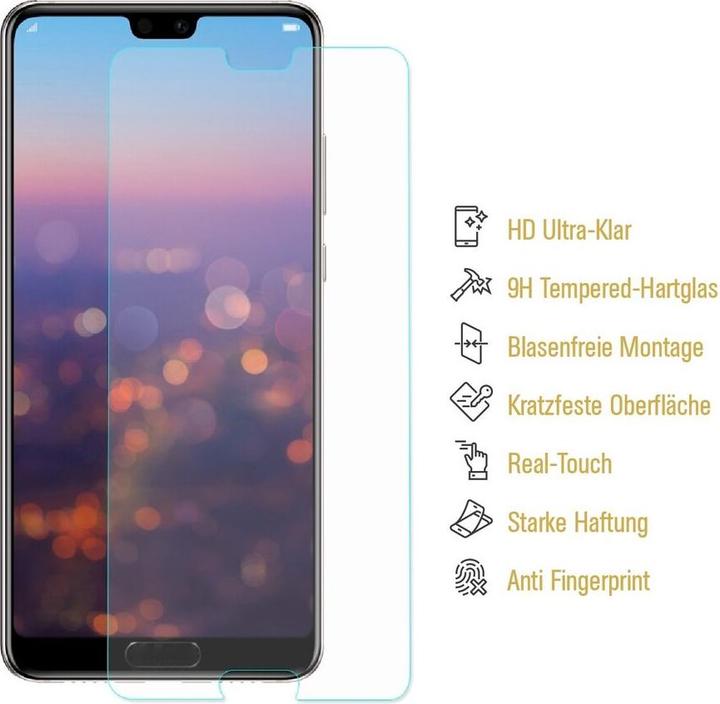 Actual product image Protectorking 6x 3D A++ real tempered 9H armoured glass CLEAR (6 Piece, Honor 10)