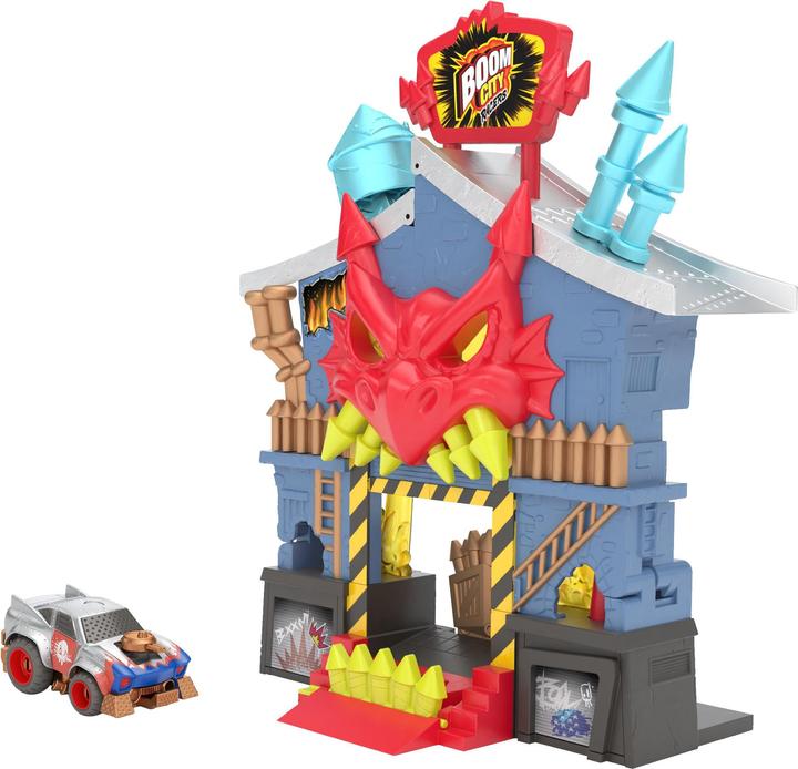 Zuru Boom City Racers Fireworks Factory - 3-in-1 playset - Rip, Race, Explode collectible toy, au