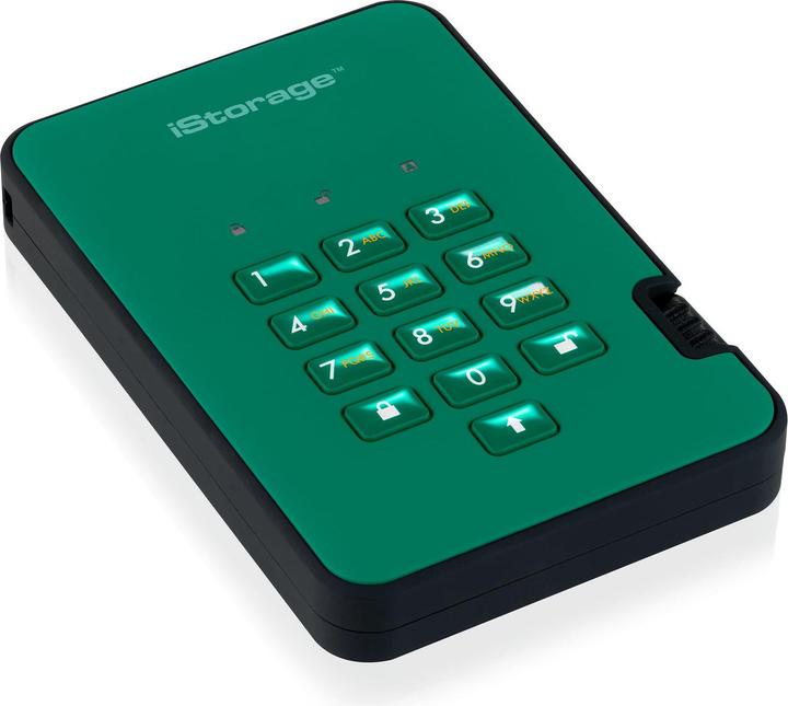 Produktbild iStorage diskAshur² - Festplatte - verschlüsselt - 5 TB - extern (tragbar) (5 TB)