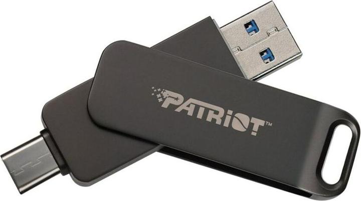 Patriot Rage R550 256GB Dual USB A+C Alu 100MBs (256 GB, USB-A, USB-C)
