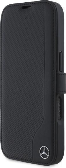 Produktbild Mercedes MEBKP16X23RBGVK iPhone 16 Pro Max 6.9" czarny/black Leather Wood Imitation (Apple iPhone 16 Pro Max)