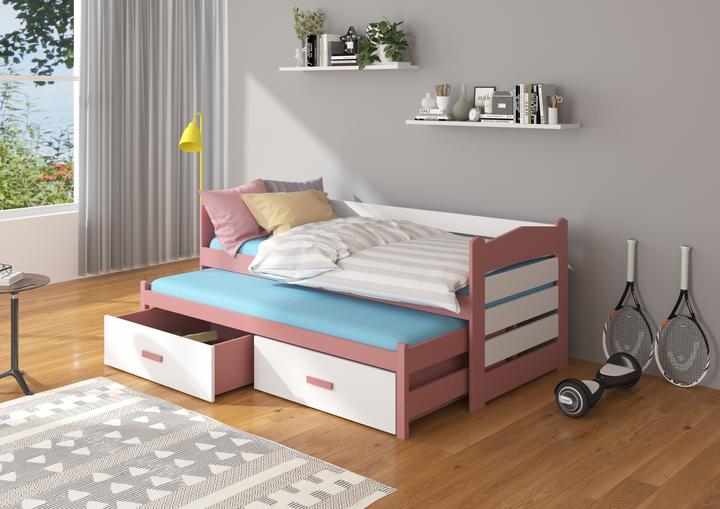 Image du produit ADRK Furniture Lit double avec matelas TIARRO 180x80 (180 x 80 cm)