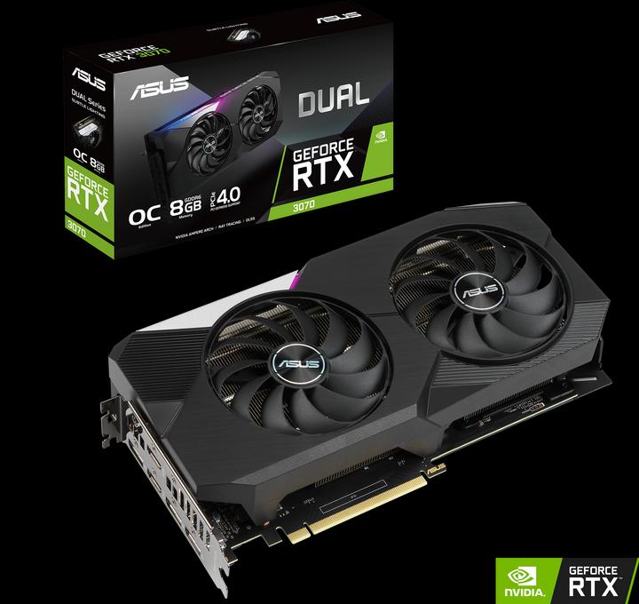 Produktbild ASUS GeForce DUAL RTX 3070 O8G (8 GB)