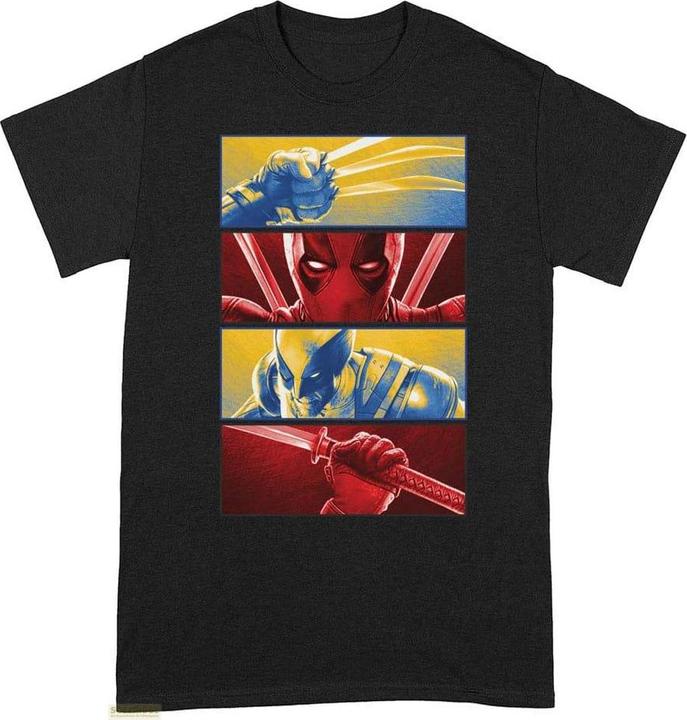 Produktbild Death Note Deadpool T-Shirt Deadpool And Wolverine Boxes (S) (S)