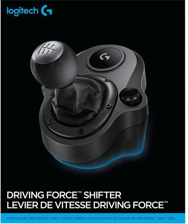Actual product image Logitech G Driving Force Shifter for Driving Force G29 & G920 (PC, PS4, Xbox One X, PS5, Xbox Series X)
