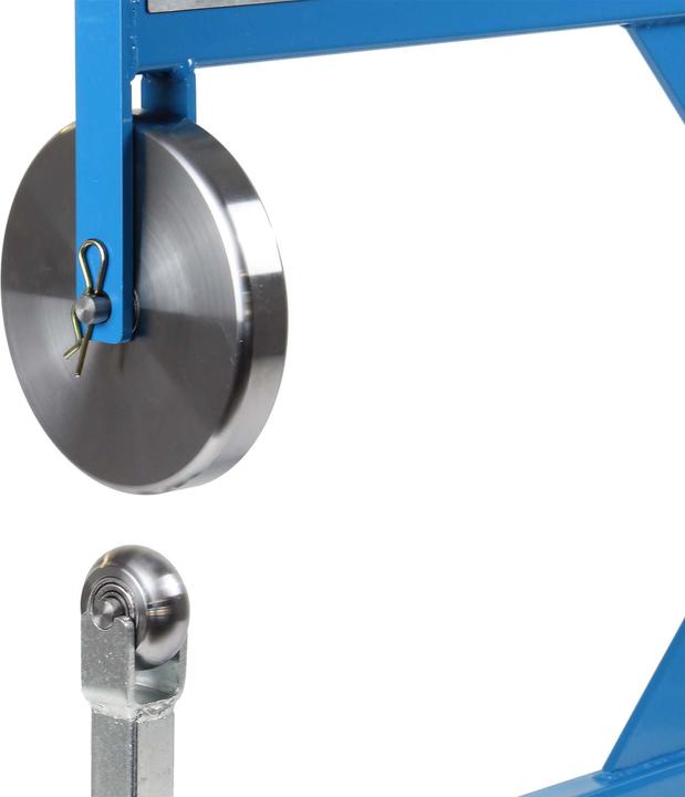 Image du produit Wiltec XPOtool Roue anglaise à 6 Rouleaux d'étirage pour l'usinage des métaux English wheel Atelier