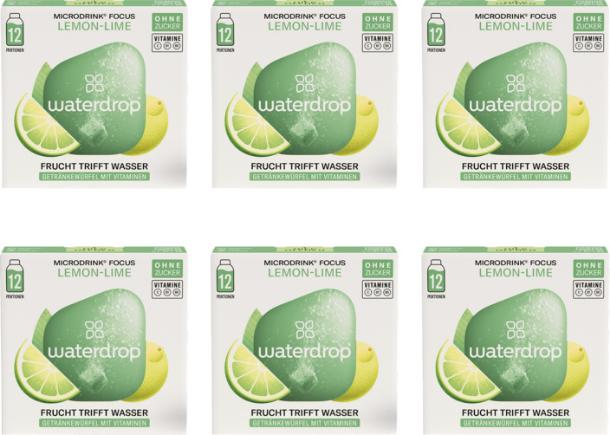 Actual product image Waterdrop Microdrink Focus (Sweet lime, Green coffee, 6 x)