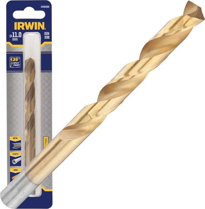 Produktbild Irwin Drill for metal HSS TITANIUM 11.0 mm (11 Millimeter)