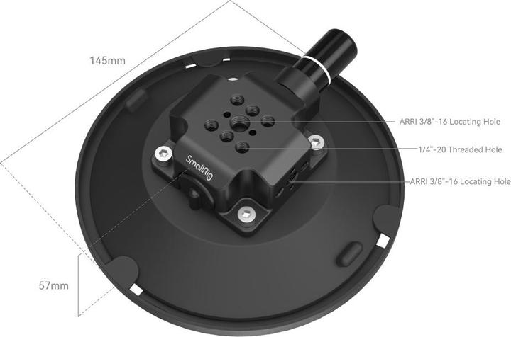 Actual product image SmallRig Suction Cup 6" with camera mount (Various video accessories)