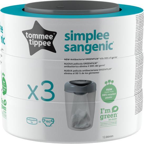 Actual product image Sangenic Simple refill cassettes (3 pcs) (3 x)