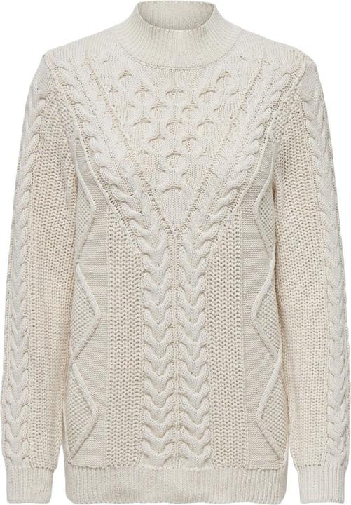 Only Maglione a collo alto in maglia a cavi (S)