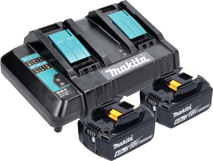 Image du produit Makita DKT 360 CG2 Bouilloire sans fil 36 V ( 2x 18 V ) 0,8 L + 2x batterie 6,0 Ah + chargeur double