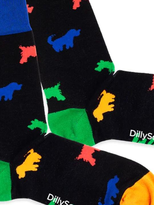 Actual product image DillySocks Woofing Around (Single pack, 36 - 40)