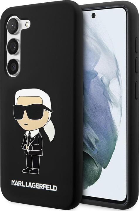 Actual product image Karl Lagerfeld Galaxy S23 hardcase Silicone Ikonik S911 (Samsung Galaxy S23)