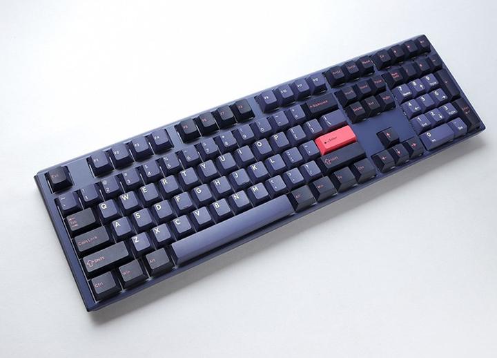 Actual product image Ducky One 3 Cosmic Blue Gaming Keyboard, RGB LED - MX-Blue (DE, Cable)