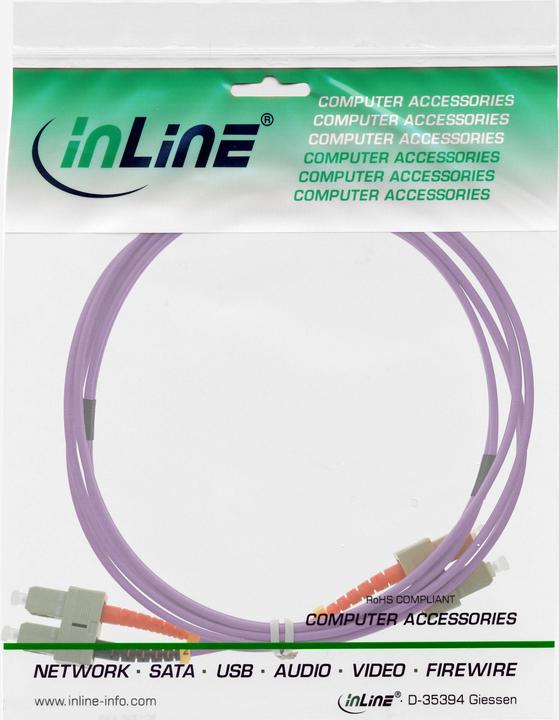 Produktbild InLine LWL Duplex Kabel SC/SC 50/125um OM4 7.5m (CAT6, 7.50 m)