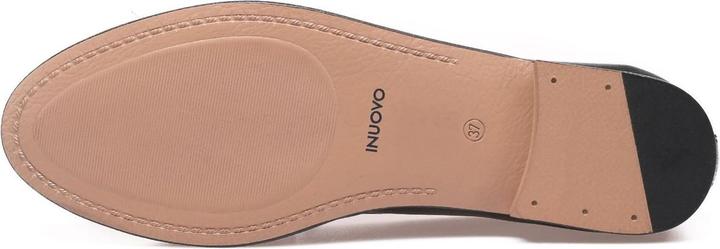 Image du produit Inuovo L'escarpin mode de en cuir de qualité supérieure et la chaîne décorative à maillons sur l'avant de (39)