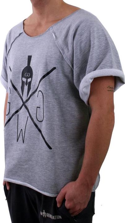 Produktbild Gym Generation Retro Bodybuilding T-Shirt Grey (L)
