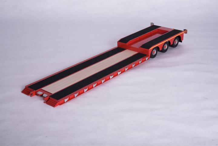 Actual product image Carson 1:14 3-axle low loader gooseneck/low bed