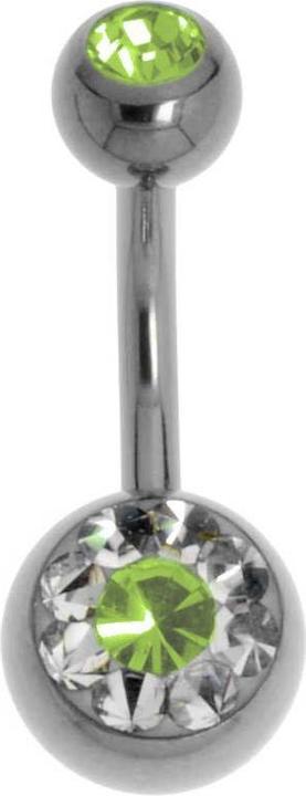 Bijouteria Bauchpiercing (Titan, Swarovski Kristall)