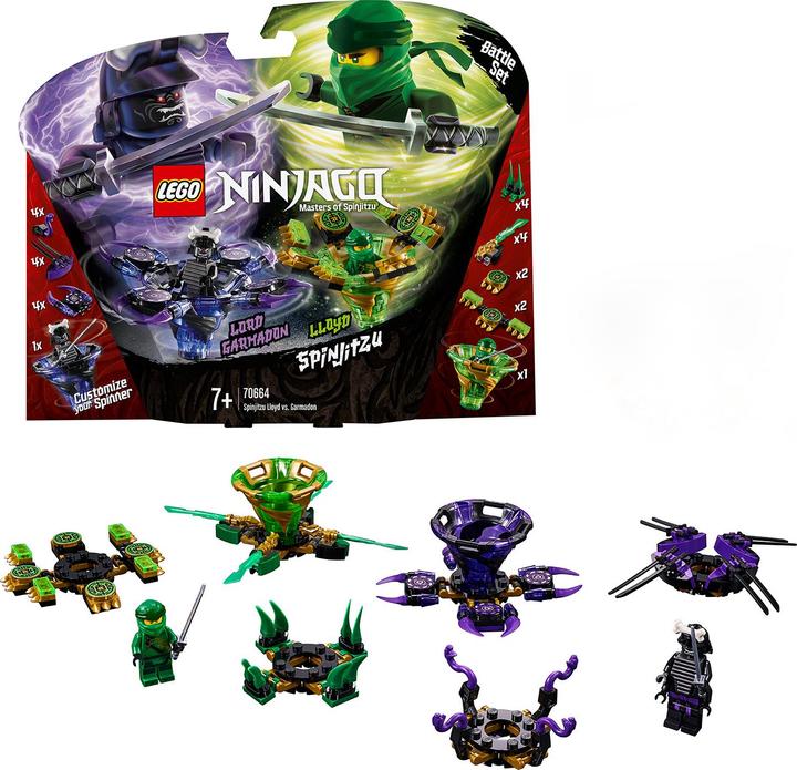 Actual product image LEGO Lloyd v. Garmadon Spinjitzu (70664, LEGO Ninjago)