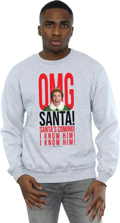 Produktbild Elf OMG Santa I Know Him Sweatshirt (XL)