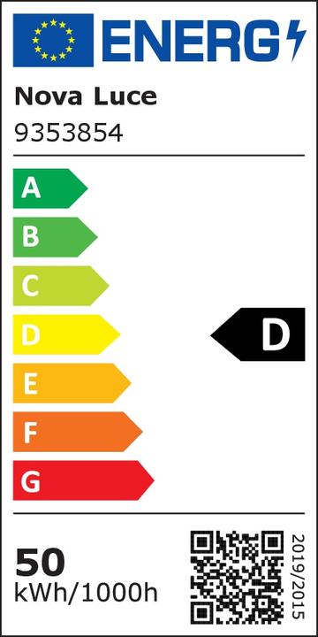 Label énergétique Nova Luce Rando Thin (2864 lm)