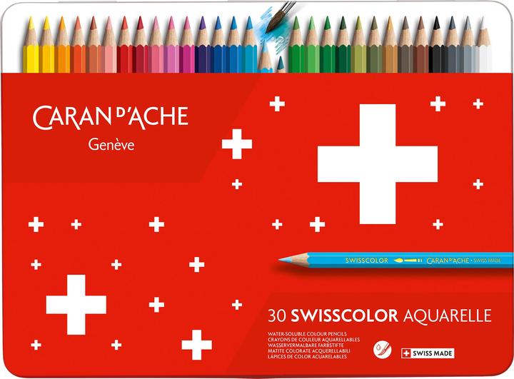 Caran d'Ache Colored pencils SWISSCOLOR 30 (Multi-coloured, 30 x)