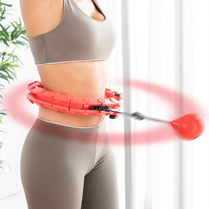 Produktbild InnovaGoods Hula-Hoop mit Gewichtsball - verstellbar (132 cm, 280 g)