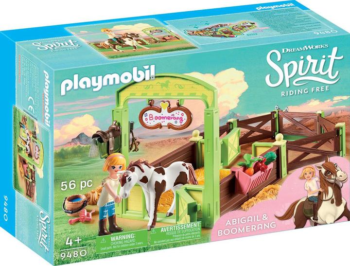 Produktbild Playmobil Pferdebox Abigail Boomerang (9480)