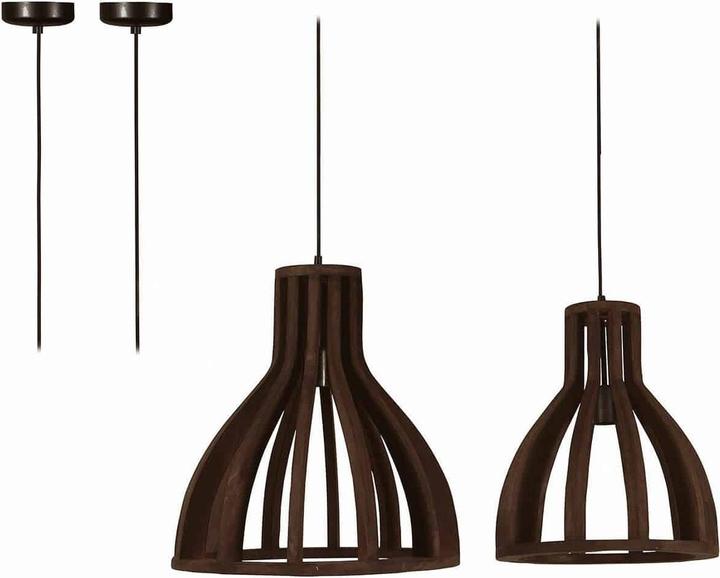 Produktbild Loberon Hängelampe 2er Set Sovana antikschwarz (E27)