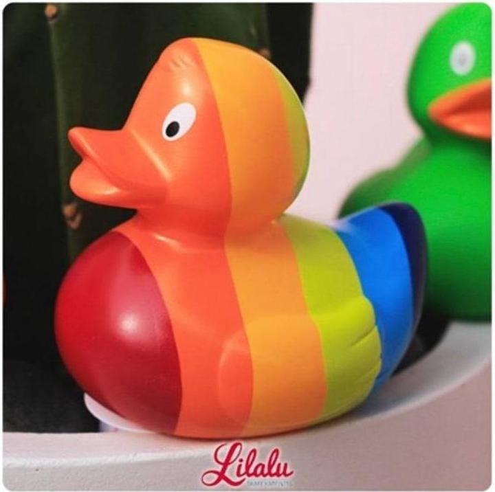 Image du produit Sombo Canard de bain aux couleurs de l'arc-en-ciel