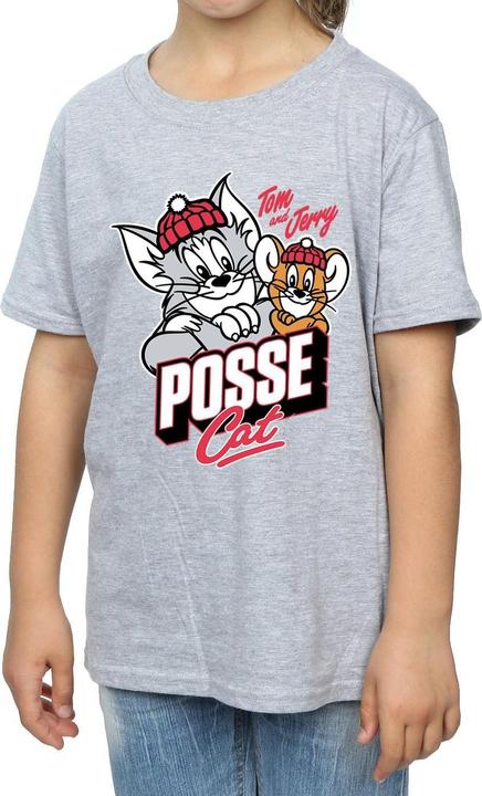 Immagine prodotto Tom & Jerry Posse Cat Maglietta Ragazze (140, 146)